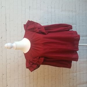 Ruffle sleeve top